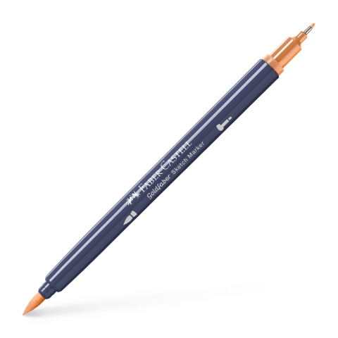 Birotică și Papetărie - Sketch marker 2 capete teracota 186 goldfaber faber-castell
