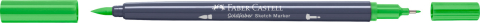 Sketch marker 2 capete verde frunza 112 goldfaber faber-castell [1]