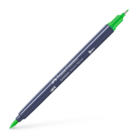 Birotică și Papetărie - Sketch marker 2 capete verde frunza 112 goldfaber faber-castell