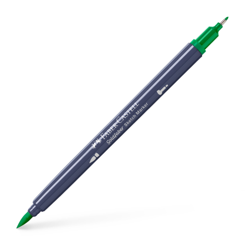 Birotică și Papetărie - Sketch marker 2 capete verde monstru 316 goldfaber faber-castell