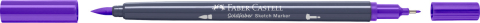 Sketch marker 2 capete violet purpuriu 136 goldfaber faber-castell [1]