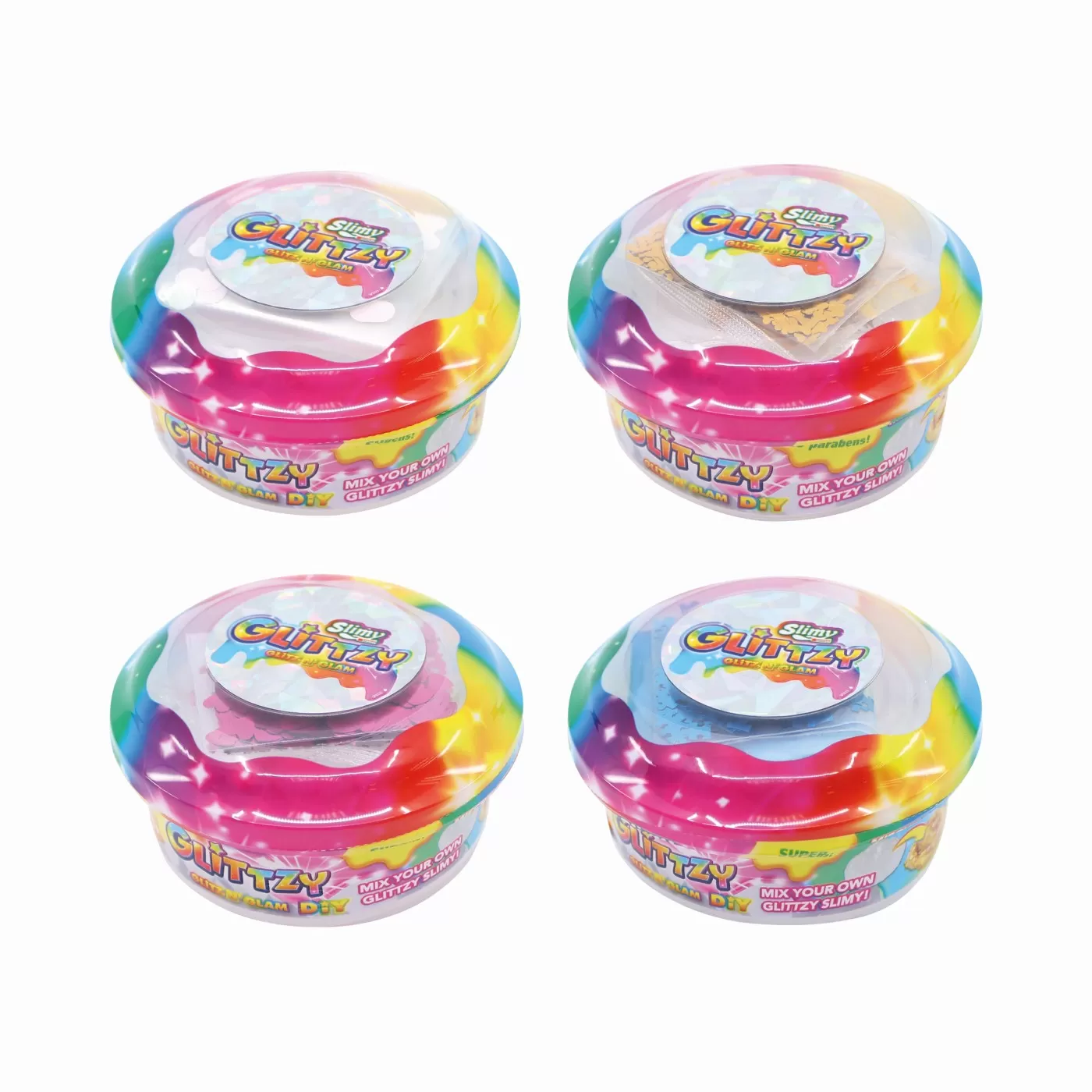 Art & Craft si Artizanat - Slime - Slimy As Glitzy, DIY, 120g, varsta de la 3 ani la 7 ani