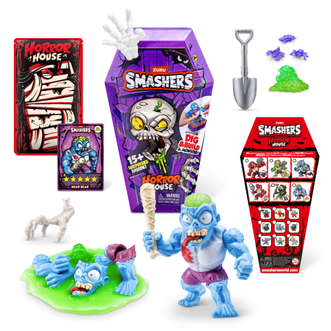 Smashers - Set cu peste 15 figurine si accesorii, Horror House Medium varsta 3-5 ani ,5-7 ani ,7-9 ani ,9-12 ani ,12-14 ani, Baieti [2]