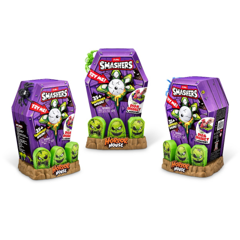 Jucării și Jocuri pentru copii - Smashers - Set cu peste 35 figurine si accesorii, Horror House Large varsta 3-5 ani ,5-7 ani ,7-9 ani ,9-12 ani ,12-14 ani, Baieti