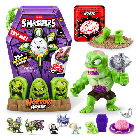 Smashers - Set cu peste 35 figurine si accesorii, Horror House Large varsta 3-5 ani ,5-7 ani ,7-9 ani ,9-12 ani ,12-14 ani, Baieti [6]