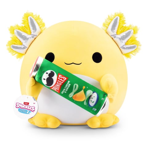 Jucării și Jocuri pentru copii - Snackles - Jucarie de plus colectibila, 35 cm, Axolotl&Pringles copii varsta 3 ani +