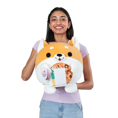 Snackles - Jucarie de plus colectibila, 35 cm, Corgi&Subway (SHAUN) copii varsta 3 ani + [1]