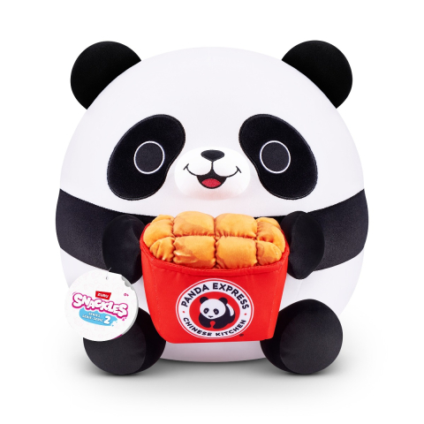 Jucării și Jocuri pentru copii - Snackles - Jucarie de plus colectibila, 35 cm, Panda&Panda Express chicken, copii varsta 3 ani +