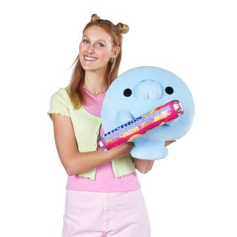 Snackles - Jucarie de plus colectibila, 35 cm, Sea Cow&Mentos (DOUGLAS) copii varsta 3 ani + [1]