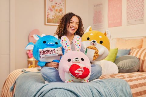 Snackles - Jucarie de plus colectibila, 35 cm, Unicorn&Basink-Robbin (MARTY) copii varsta 3 ani + [3]