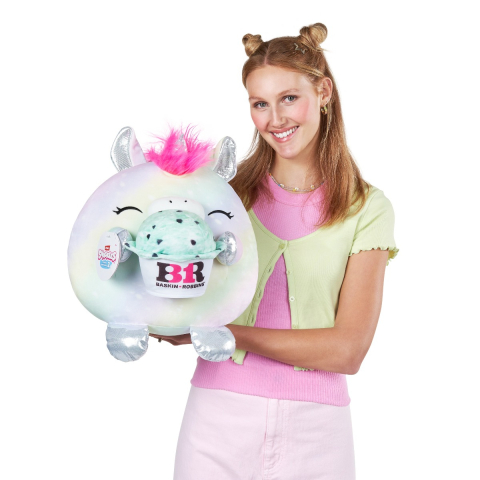 Snackles - Jucarie de plus colectibila, 35 cm, Unicorn&Basink-Robbin (MARTY) copii varsta 3 ani + [1]