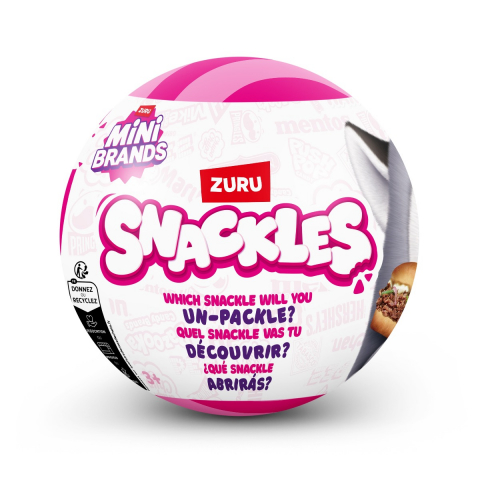 Jucării și Jocuri pentru copii - Snackles - Jucarie de plus colectibila, 11.5 cm, diverse modele, S1W2 varsta 3-5 ani ,5-7 ani ,7-9 ani, Fete