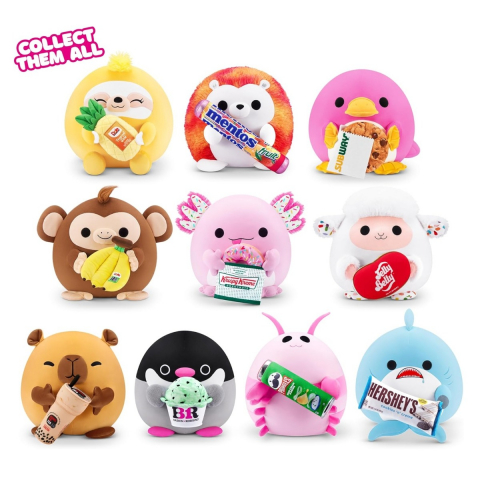 Snackles - Jucarie de plus colectibila S2W1, 35 cm, Sandy varsta 3-5 ani ,5-7 ani ,7-9 ani, Fete [2]