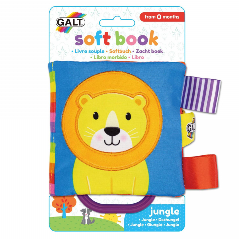Jucării și Jocuri pentru copii - Soft Book: Carticica moale Jungle