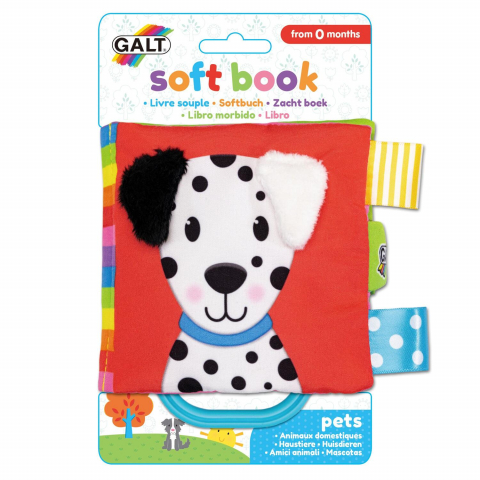 Jucării și Jocuri pentru copii - Soft Book: Carticica moale Pets