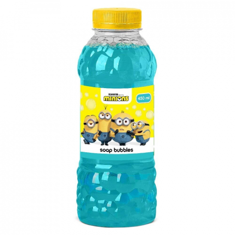 Jucării de făcut baloane de săpun - Solutie baloane de sapun - Minionii (450 ml)