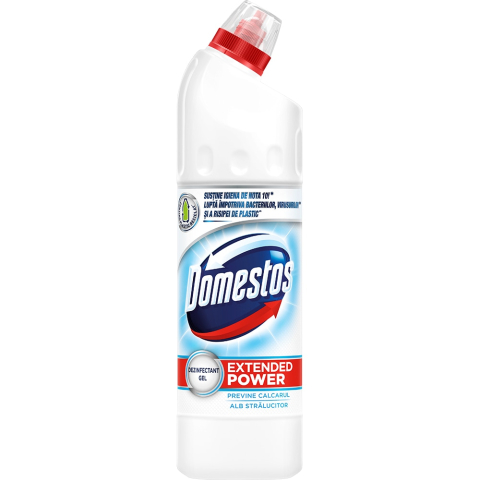 Solutii suprafete baie - Solutie WC Domestos White & Shine 750 ml, Albire, Curatare si Dezinfectare