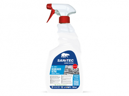 Solutii suprafete bucatarie - Solutie curatat suprafete bucatarie cu pulverizator, degresant, 750 ml Degreaser Ultra, Sanitec
