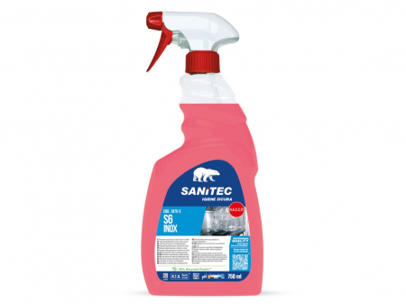 Detergenti universali - Solutie curatat suprafete metalice cu pulverizator, 750 ml, S6 Inox, Sanitec
