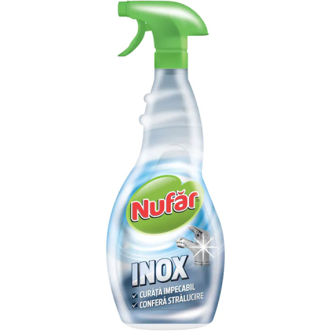 Detergenti si Curatenie - Solutie de curatat inox 500ml nufar farmec