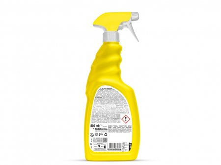 Solutie de scos pete de ulei, vopsea si cerneala pe baza de solventi, cu pulverizator, 500 ml, Sanitec [1]