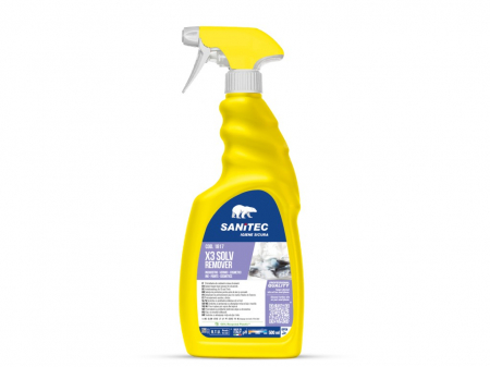 Detergenti universali - Solutie de scos pete de ulei, vopsea si cerneala pe baza de solventi, cu pulverizator, 500 ml, Sanitec