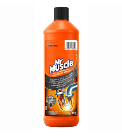Detergenti si Curatenie - Solutie desfundat tevi 1l mr.muscle