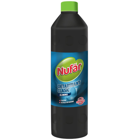 Detartrant toaleta - Solutie detartrant clasic, pentru indepartarea calcarului Nufar, 1L