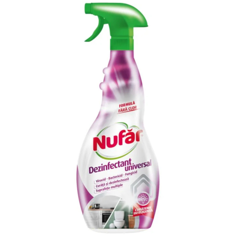 Solutii dezinfectante - Solutie dezinfectant universal fara clor, Nufar, 500ml