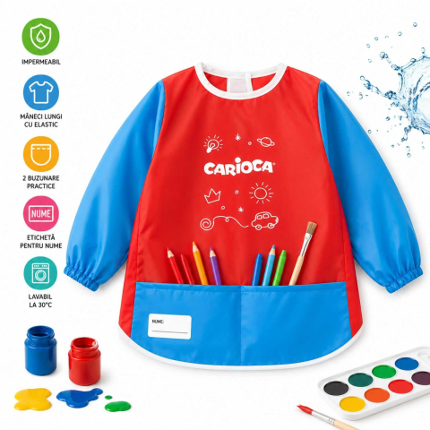 Art & Craft si Artizanat - Sort de protectie pictura copii, impermeabil, usor de curatat