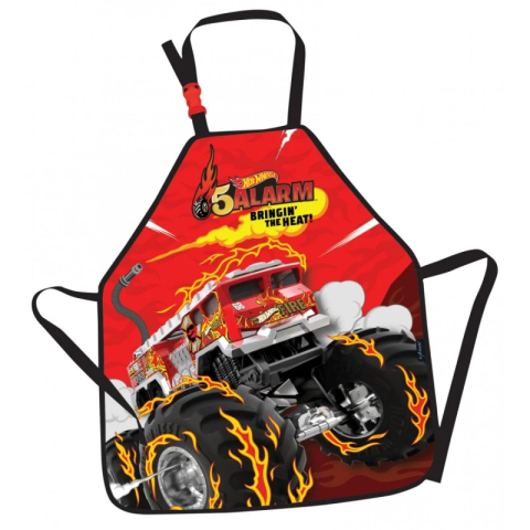 Rechizite Școlare - Sort protectie haine St.Majewski Hot Wheels, 41.5x49cm, pentru pictura