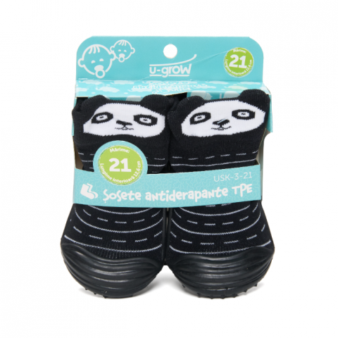 Sosete antiderapante bebe si copii - Sosete antiderapante 21/12.6cmusk3-21,u-grow