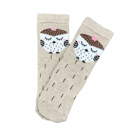 Sosete lungi bebelusi, din bumbac, pentru fete - Micostore.ro [1]