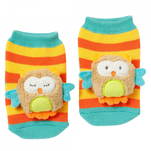 Diversificare si Ingrijire Bebe - Sosete vesele - Bufnite