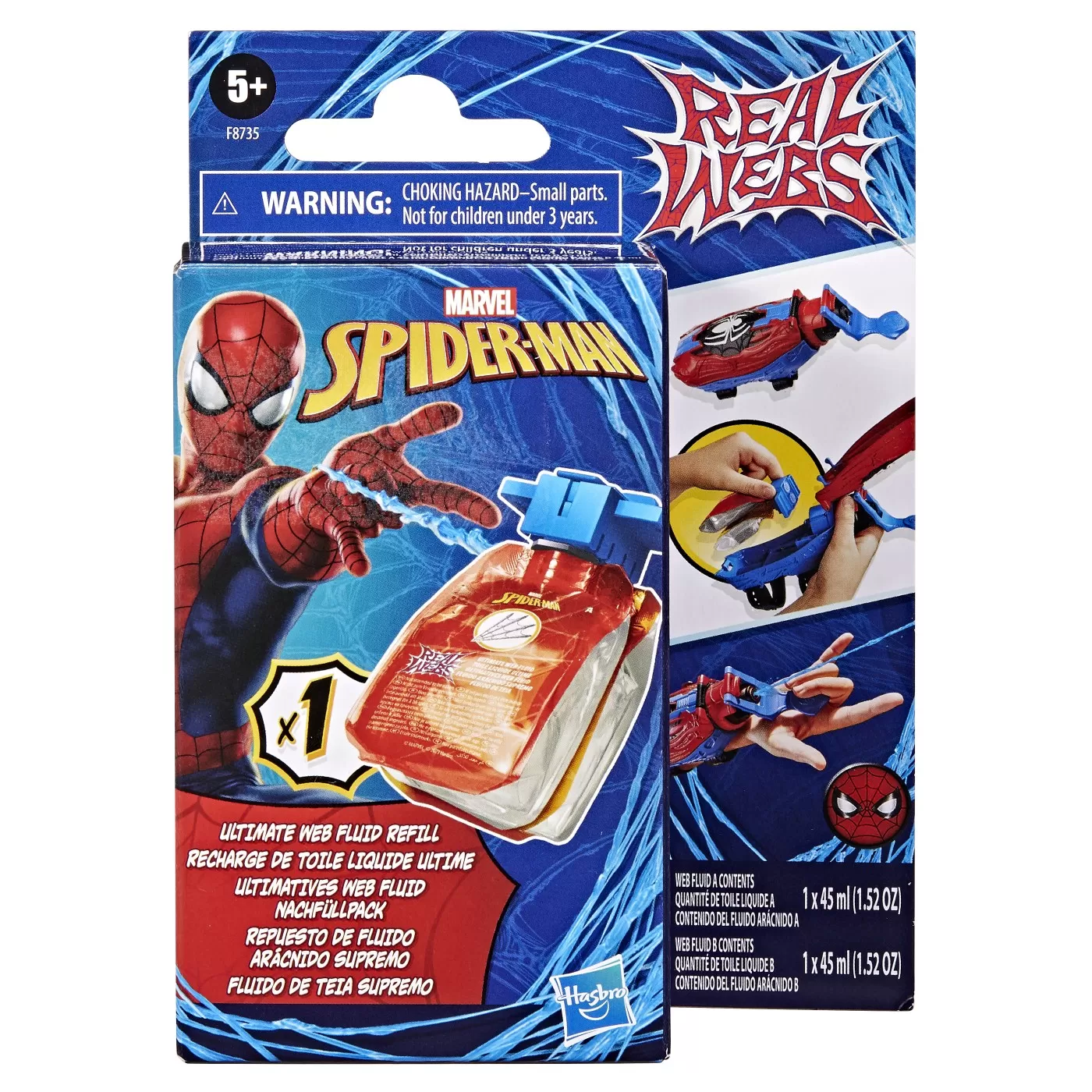 Jucării și Jocuri pentru copii - Spiderman rezerva panza de paianjen, varsta de la 5 ani la 9 ani