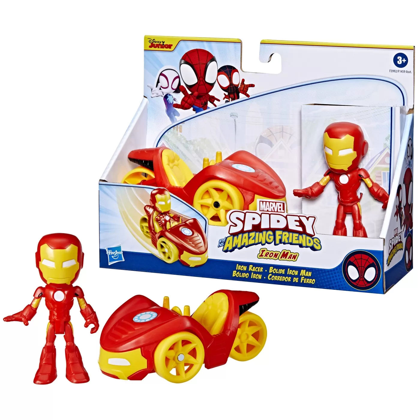Spidey prietenii extraordinari set vehicul si figurina iron man, copii varsta 3 ani pana la 7 ani [8]