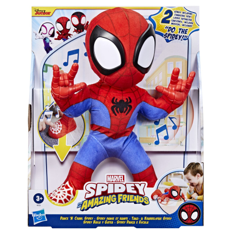 Jucarii de Plus - Spidey si prietenii lui uimitori marvel figurina spidey de plus interactiva copii 3 ani - 10 ani