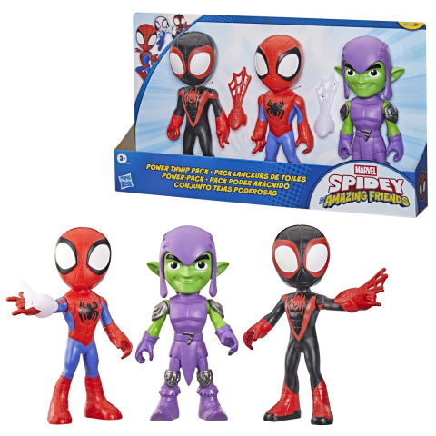 Spidey si prietenii lui uimitori marvel set 3 figurine si accesorii copii varsta 3 ani - 8 ani [8]