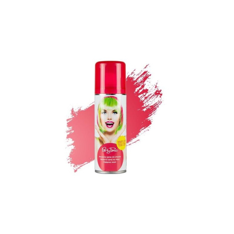 Ingrijire personala & Cosmetice - Spray colorant pentru par PartyTime Halloween, rosu neon, temporar