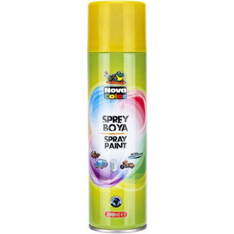 Art & Craft si Artizanat - Spray Nova NC-800 vopsea galbena 200ml