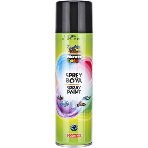 Art & Craft si Artizanat - Spray Nova NC-805 vopsea neagra 200ml