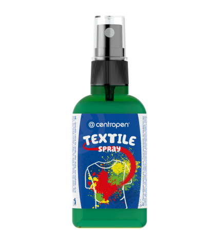 Carioci pentru textile - Spray textil 110ml verde centropen