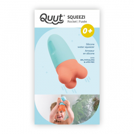 Squeezi Rocket, jucarie stropitoare de baie din silicon, 0-5 ani [1]
