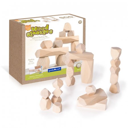 Jucării și Jocuri pentru copii - Standing Stones, joc de stivuit cu carduri, Guidecraft, 2-9 ani