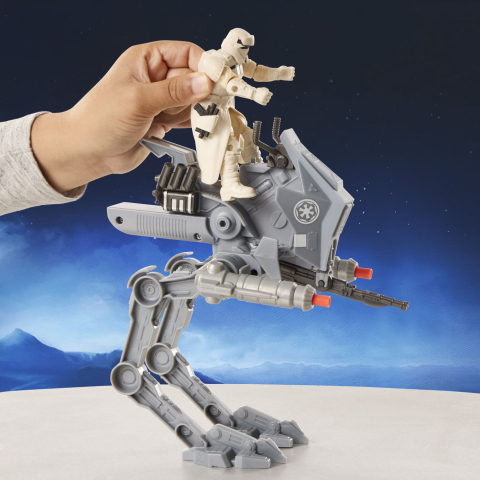 Star wars mandalorian si grogu action verse set figurina imperial driver si vehicul  [8]