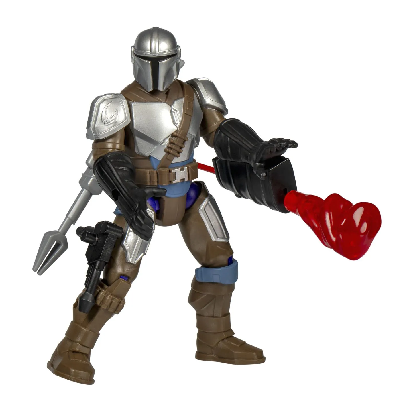Star wars mix mashers deluxe set figurina mandalorian and grogu 12cm si accesorii, copii 4 ani-9 ani [7]
