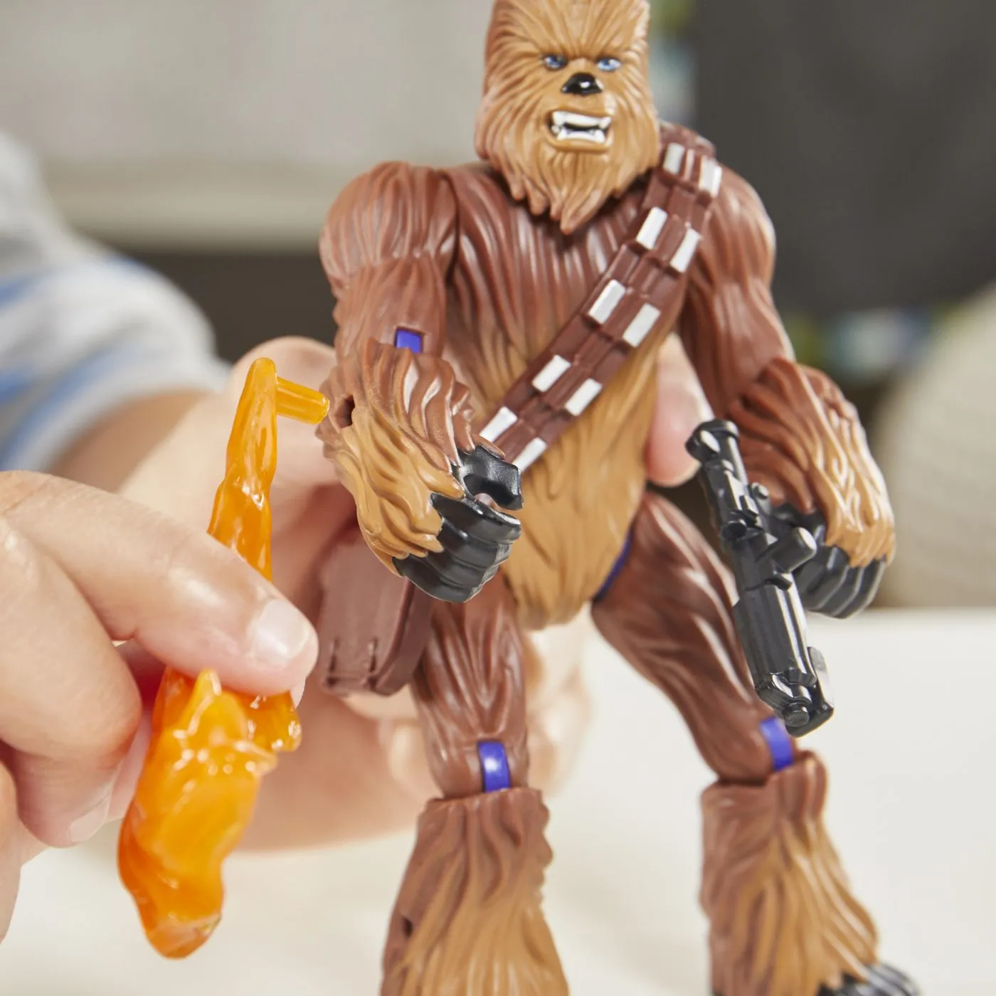 Star wars mix mashers set figurina chewbacca 12cm si accesorii, copii varsta 4 ani pana la 8 ani [4]
