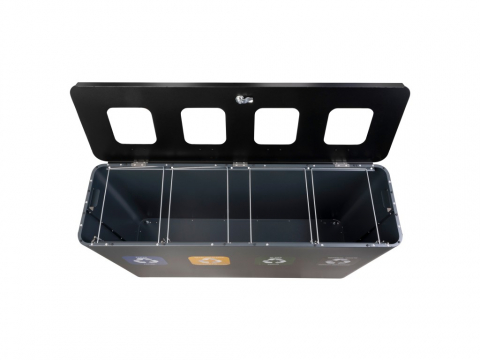 Stație colectare selectivă Eko Star Station 4 x 60 L [2]