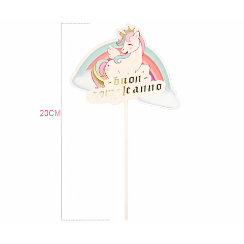 Accesorii pentru petrecere - Stegulet unicorn, PartyGo, BR0035