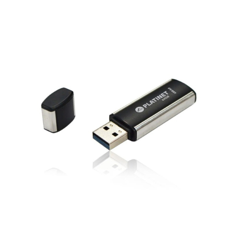 Periferice IT - Stick memorie 64GB Platinet PMFU364 41589, USB 3.0, 75MB/s, negru